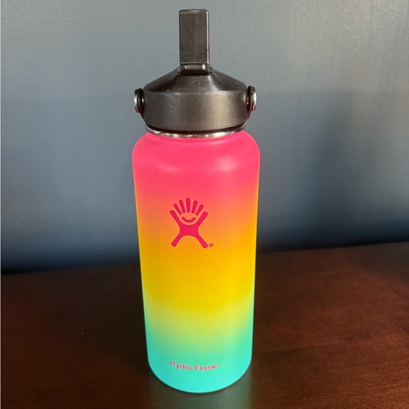 Hydro Flask 32oz Waterbottle - Vibrant Pink, Yellow, Aqua - Picture 7 of 10